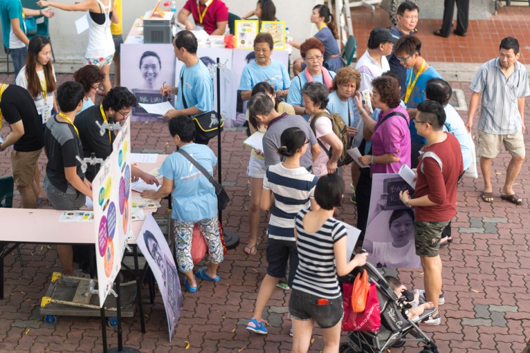 Dear Neighbour project, June 2014. Photograph: JJ of Sidexside Pictures