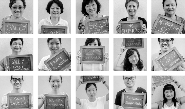 Portraits from the Dear Neighbour project. Photographs: Zi Song Lim