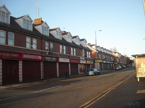 Harpurhey in northern Manchester was once named the most deprived area in England. Photograph: Gent Hunt
